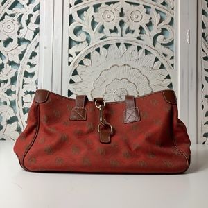 Dooney & Bourke Red Signature Canvas Tote